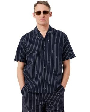 Lacoste Cotton Shortsleeve Shirt - Blue