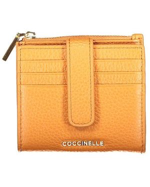 Coccinelle Arancione Pelle S Wallet - Orange