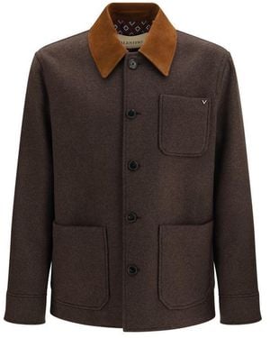 Valentino Garavani Brown Wool Oves Aries Full