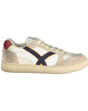 Gas Bianco Polyurethane Men Trainer - Metallic