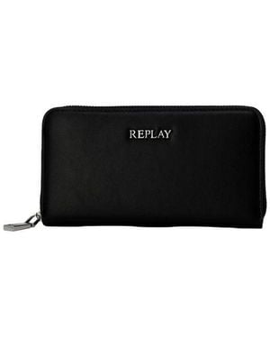 Replay Black Polyethylene Wallet