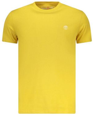 Timberland Yellow Cotton Mens T