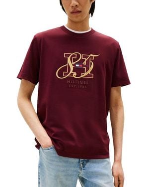 Tommy Hilfiger Bordeaux Cotton Sportswear - Red