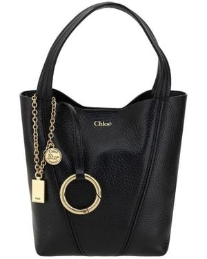Chloé Black Calf Leather Bos Taurus Shoulder Bag