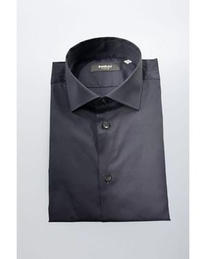 Baldinini Black Cotton Men's Shirt - Blue