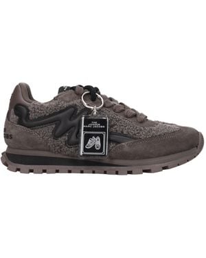 Marc Jacobs Grey Fur Trainers - Brown