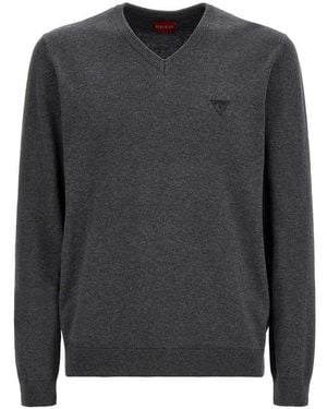 Guess Grey Cotton Sweatshirt