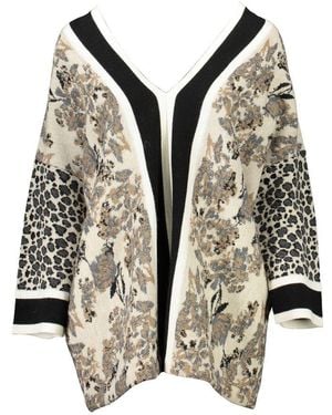 Blugirl Blumarine Beige Acrylic Jumper - Black