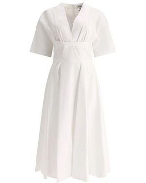 Alaïa Cotton Casual Dress - White
