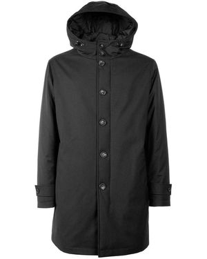 Made In Italy Black Wool Vergine Jacket