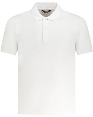 K-Way White Cotton Men's Polo Shirt - S