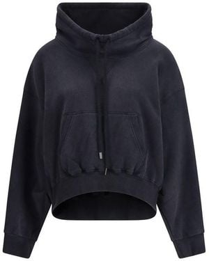 R13 Black Cotton Sweatshirt - Blue