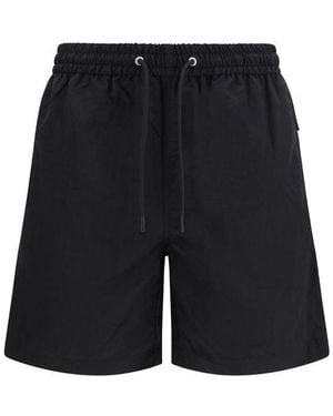 sunflower Black Nylon Bermuda Shorts