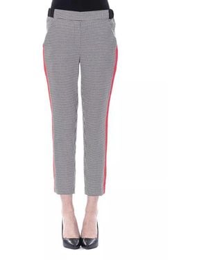 Byblos Black Viscose Pant - Grey