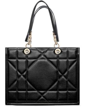 Dior Leather Tote Bag - Black