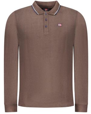 Norway 1963 Marrone Cotton Men Polo - Brown