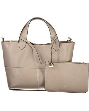 Furla Grey Leather 's Bag - Metallic