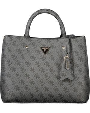 Guess Nero Poliuretano Donna Bag - Grey