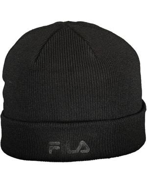 Fila Black Polyacrylic Men's Cap
