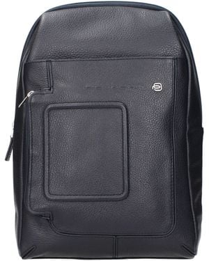 Piquadro Leather Crossbody Bags - Grey