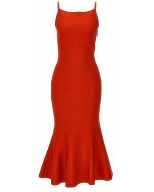 McQueen Flared Knit Dress