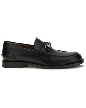 Gucci Black Calf Leather Bos Taurus Slip