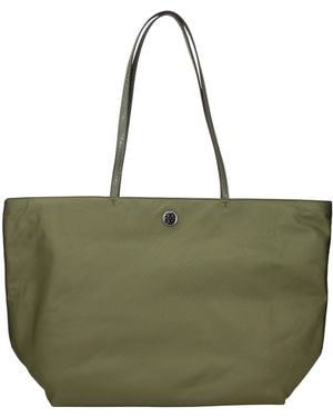 Tory Burch Green Fabric Shoulder Bag