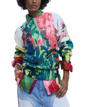 Desigual Marabou Sweatshirt - Red