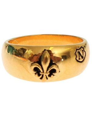 Nialaya Gold Plated 925 Silver Ring - Metallic