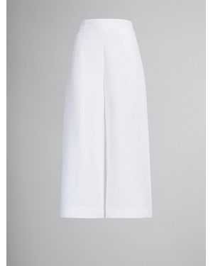 Marni White Fibres Casual Trousers