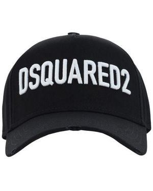 DSquared² Logoed Baseball Hat - Black