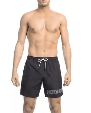 Bikkembergs B L A C K Beachwear Swimwear - Blue