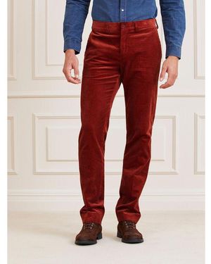 Guess Cotton Casual Trousers - Red