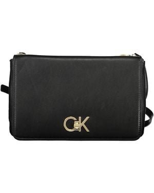Calvin Klein Polyester Shoulder Bag - Black