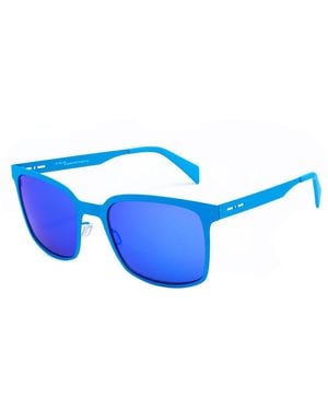 Italia Independent Blue Metal Sunglasses