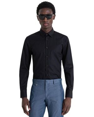 Antony Morato Cotton Dress Shirt - Blue