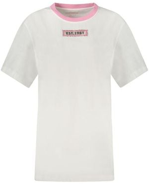 Guess White Cotton T