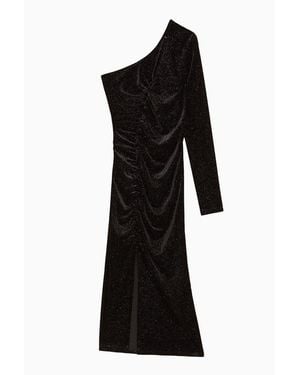 Patrizia Pepe Bicolour Polyester Cocktail Dress - Black