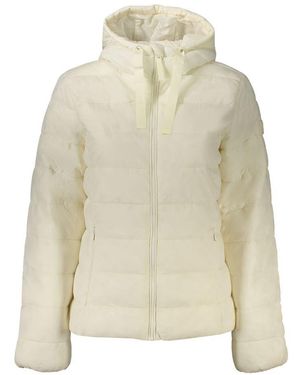 Pepe Jeans White Nylon 's Jacket - Natural