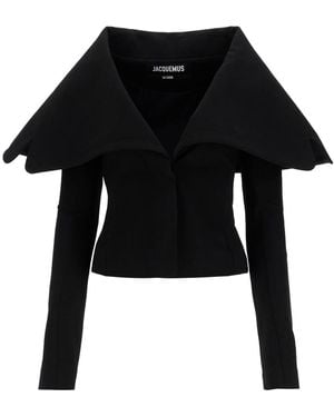 Jacquemus Blazer With Collar - Black