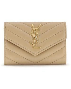 Saint Laurent Wallet - Natural