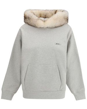 Prada Gray Cotton Sweatshirt