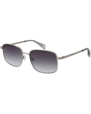 Ted Baker Gray Metal Sunglasses - Metallic