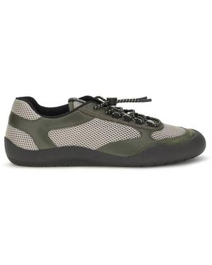Prada Bicolour Polyester Athletic Trainers - Green