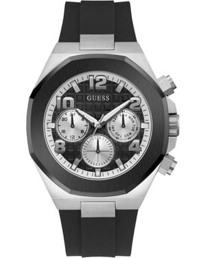 Guess Black Synthetic Sport Watch - Metallic