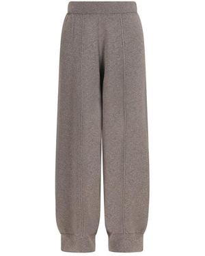 Fabiana Filippi Grey Wool Oves Aries Casual Trousers - Brown
