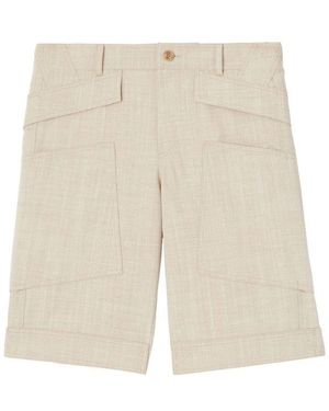Burberry Bermuda Shorts - Natural