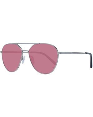 Serengeti Silver Metal Sunglasses - Purple