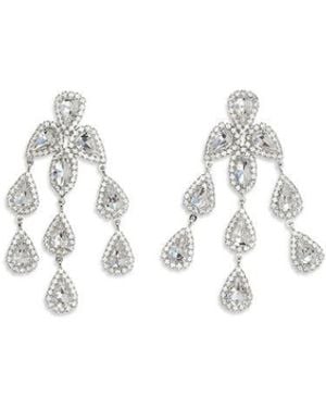 Magda Butrym Silver Metal Earrings - White