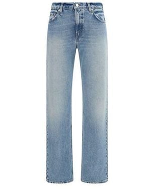 Haikure Blue Cotton Straight